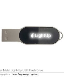 Light up logo oval shaped USB 2 at Royal Gift Company Dubai 1 www.royalgiftcompany.com